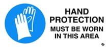 Mandatory - Hand Protection Must be Worn in this Area